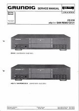 Service Manuel D'Instructions pour Grundig CD 210, San Remo CD 21