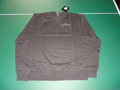 EXTREMELY RARE The MaCallan Scotch Whisky 100% Merino Wool Sweater Size XL Promo