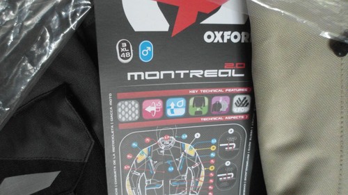oxford enduro jacket motreal 3xl nos - Picture 2 of 3