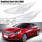 Front Headlight Lens Cover Headlamp Cap For 2011-2014 Hyundai Sonata Left Right