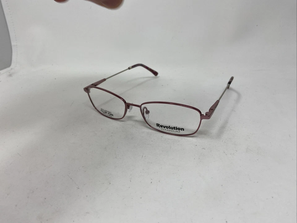 REVOLUTION GAFAS TITANIO ARIA ROSA 54-16-135 CON CLIP SOLAR M231 Foto 4 de 4
