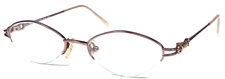 ESCADA E310 ROS NOS Japan Half Rimless Eyeglasses Frame 48-18-130