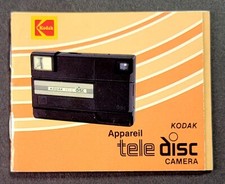 Vintage 1985 Kodak Tele Disc Camera Manual