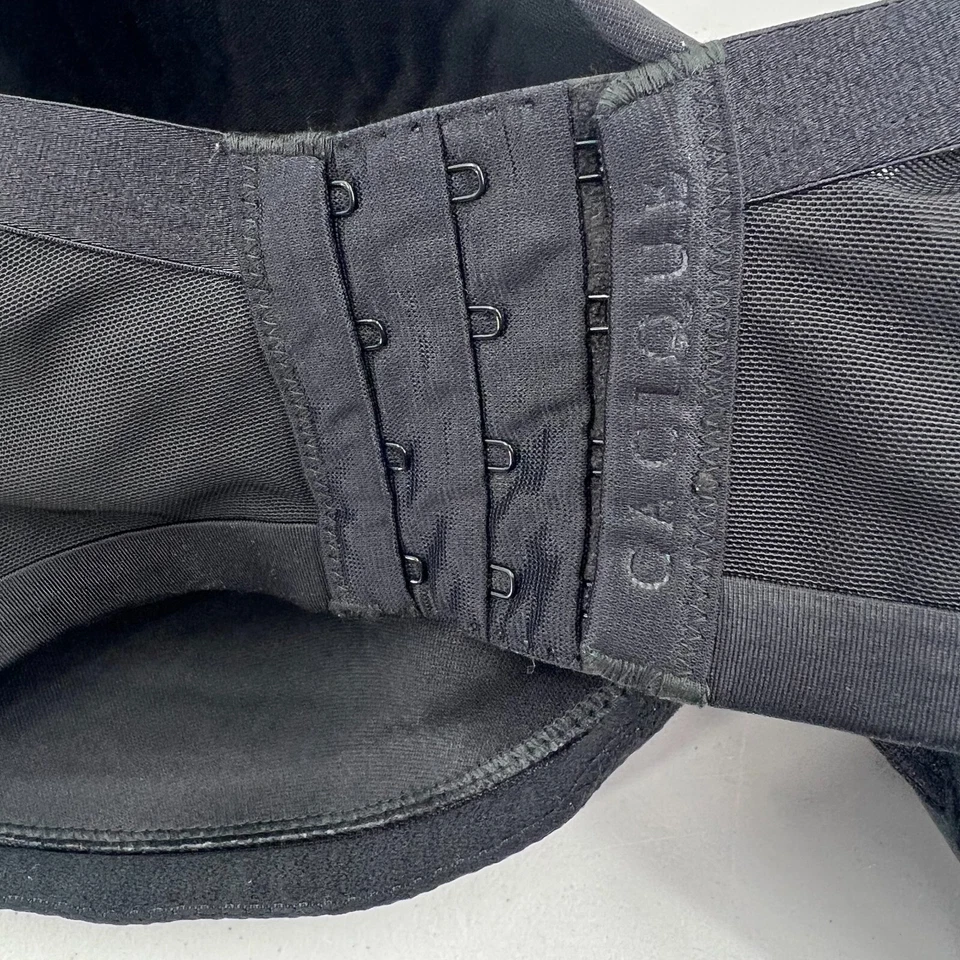 Lane Bryant Cacique Smooth Bra Size 42G Black Lightly Lined Full Coverage - Image 3 of 4