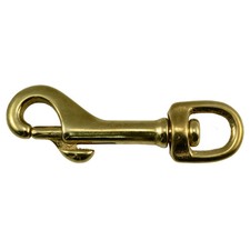 3/8" Brass Swivel Eye Bolt Snap Hooks 10 pcs. 