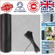 Versatile Cut-to-Length Plastic Mesh Fencing 40cm x 10m for Poultry and Gardens 4.60 per metre