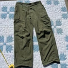 Large Vintage M-65 Cargo Military Pants Vietnam Era OG 107 60s 70s