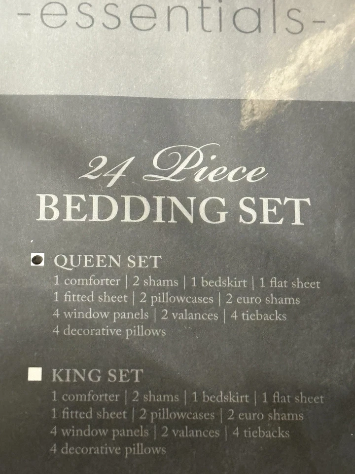 Juego de cama edredón de habitación Madison Park Essentials Brystol 24 piezas para todas las estaciones Foto 3 de 4