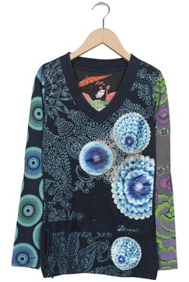Desigual Langarmshirt Damen Longsleeve Shirt langärmliges Oberteil G... #a9paerk