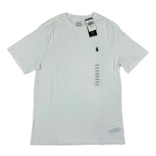 MINOR DEFECT Polo Ralph Lauren Boy's SS Crewneck T-Shirt - White - Sz: 14/16