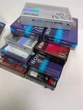 TDK Maxell Sony JVC 8mm Hi8 VHS-C Camcorder Tapes MP Premium 120min Lot