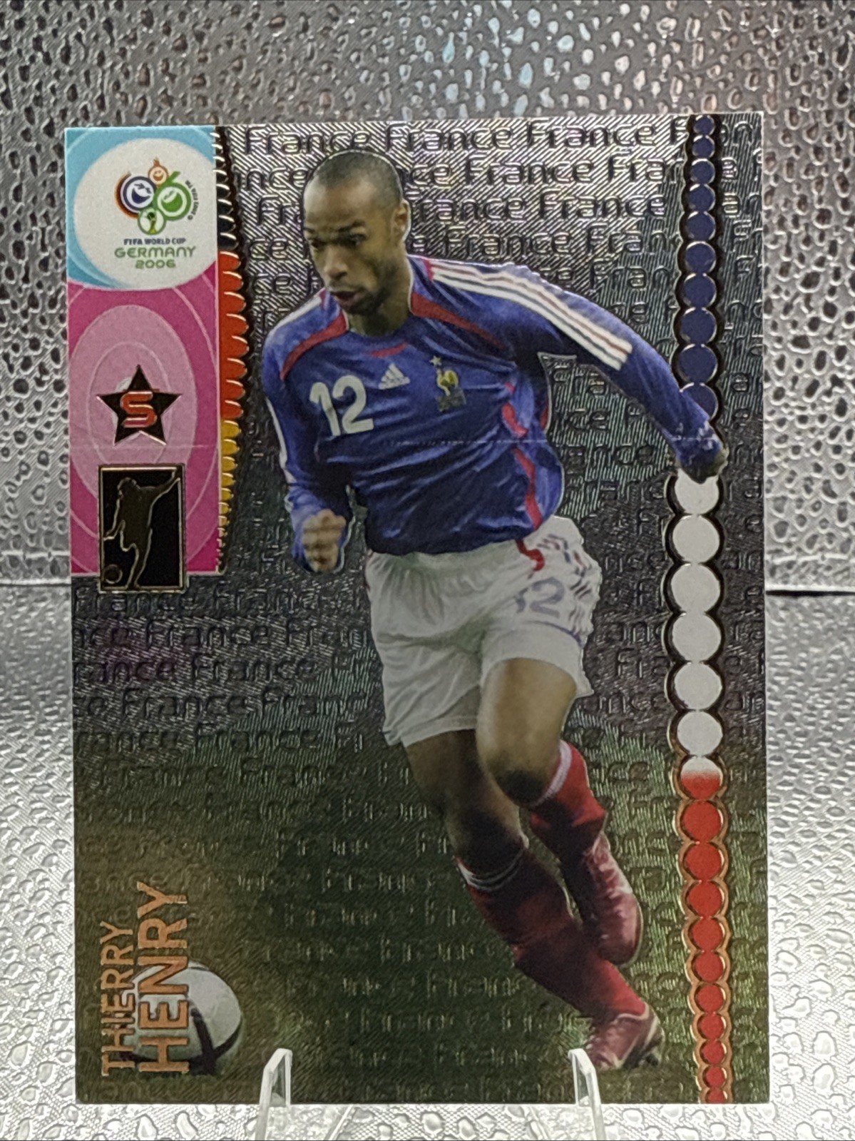 2006 Panini FIFA World Cup Germany Thierry Henry #109 Foil Card