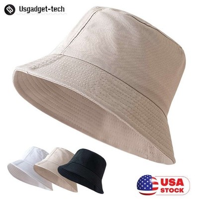 Bucket Hat Cap Cotton Fishing Boonie Brim visor Sun Safari Summer Men Camping