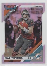 2019 Panini Donruss Press Proof Silver Die-Cut 63/75 Ryan Fitzpatrick #146 rh9