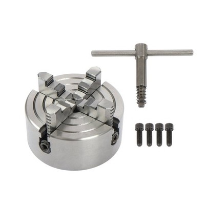 K72-125 5'' 4 Jaw Chuck Reversible Jaw - Independent Lathe Wood Turning