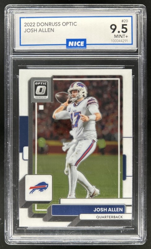 2022 Panini Donruss Optic Josh Allen #20 Bills NICE 9.5