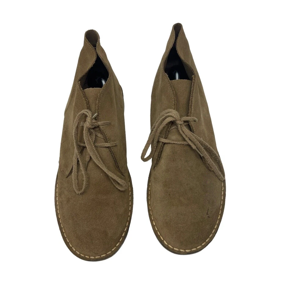 Bota J Crew Macalister Chukka Desert marrón topo gamuza cuero para hombre 12 Foto 2 de 4