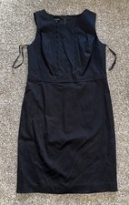 Talbots Classic Black Knee Length Sheath Dress Women's Size 12