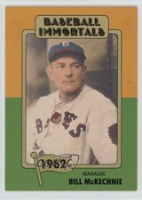 1980-84 SSPC Baseball Immortals 1st Printing Bill McKechnie #88 HOF 1n13