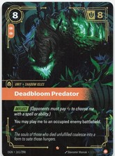 riftbound deadbloom predator 2枚 Deadbloom Predator #161 Prices | Riftbound Origins