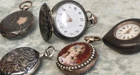 LOT WITH FIVE SMALL PENDANT POCKET WATCHES ALL WORKING !!!