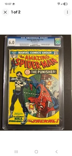 Marvel Comics Amazing Spider-Man #129 CGC 6.0 (1974) 1st Punisher