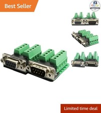 DB9 Breakout Connector RS232 Serial 9 Pin Male Female 1x1