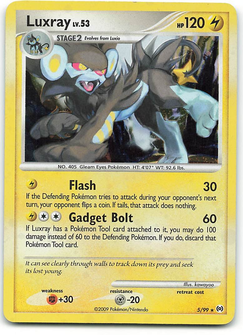 Luxray 5/99 Holo Rare Arceus Pokemon Near Mint