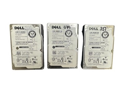 *LOT OF 3* DELL Enterprise 1.2TB *SAS* 2.5 RPM Server HARD DRIVE TESTED HEALTHY