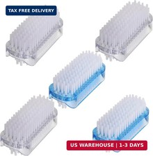 5 Pack Nail Brush for Cleaning Fingernails Two Sided Hand Fingernail Scrub B...