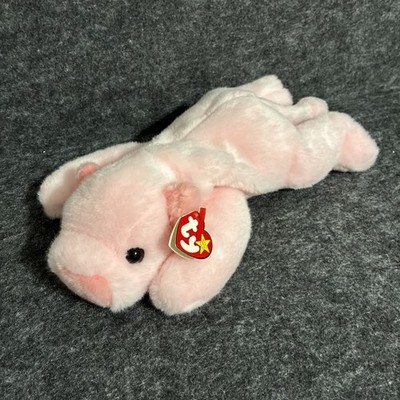 TY Squealer Pig Beanie Buddy 13'' Plush Stuffed Animal 1998 NEW WITH TAGS
