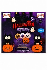 Halloween Mystery Squishy Fidget Toys 12PCS Set, Spooky Halloween Fun, 3 