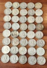 Ben Franklin Half Dollars~ 1949-63 ~  90% Silver Coins~ Lot Of 40 $20 Face Value