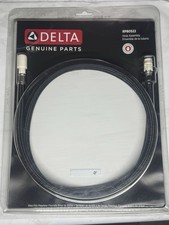 Delta RP80522 Braided Nylon Hose Assembly Black for Kitchen Sink