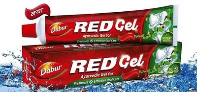 Dabur Red Gel Toothpaste for plaque gingivitis toothache Relief 150gm