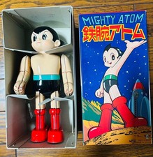 Tezuka Productions Mighty Atom Tin Wind Up Figure with Original Box