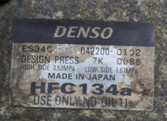 2008-2012 LEXUS LS600h 5,0 л кондиционер компрессор 042200-0102 - Изображение 2 из 4