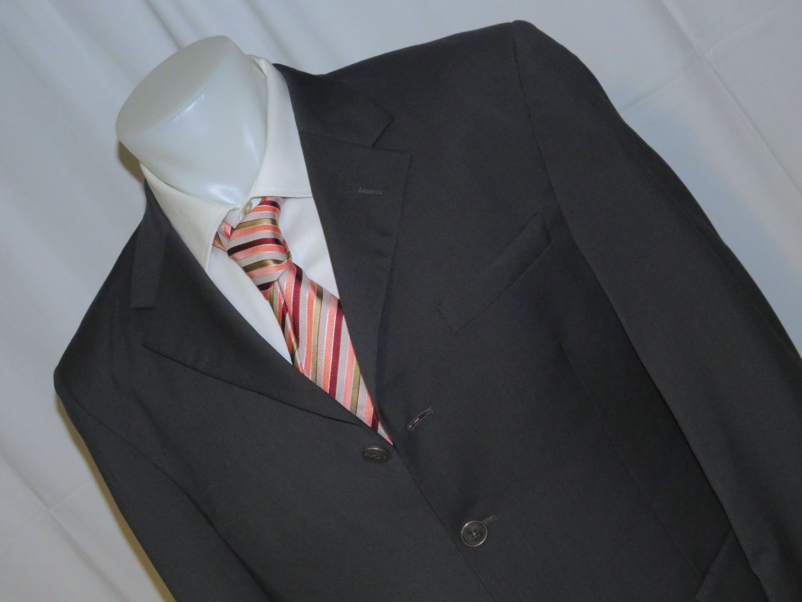 Versus Versace Vintage Solid Gray Flat Front Four… - image 6