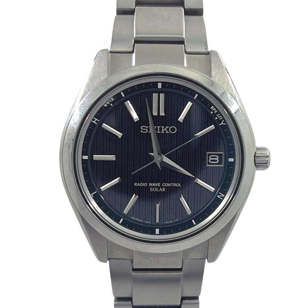 Seiko BRIGHTZ SAGZ083 7B24-0BH0 Radio Solar Titanium Black Men's