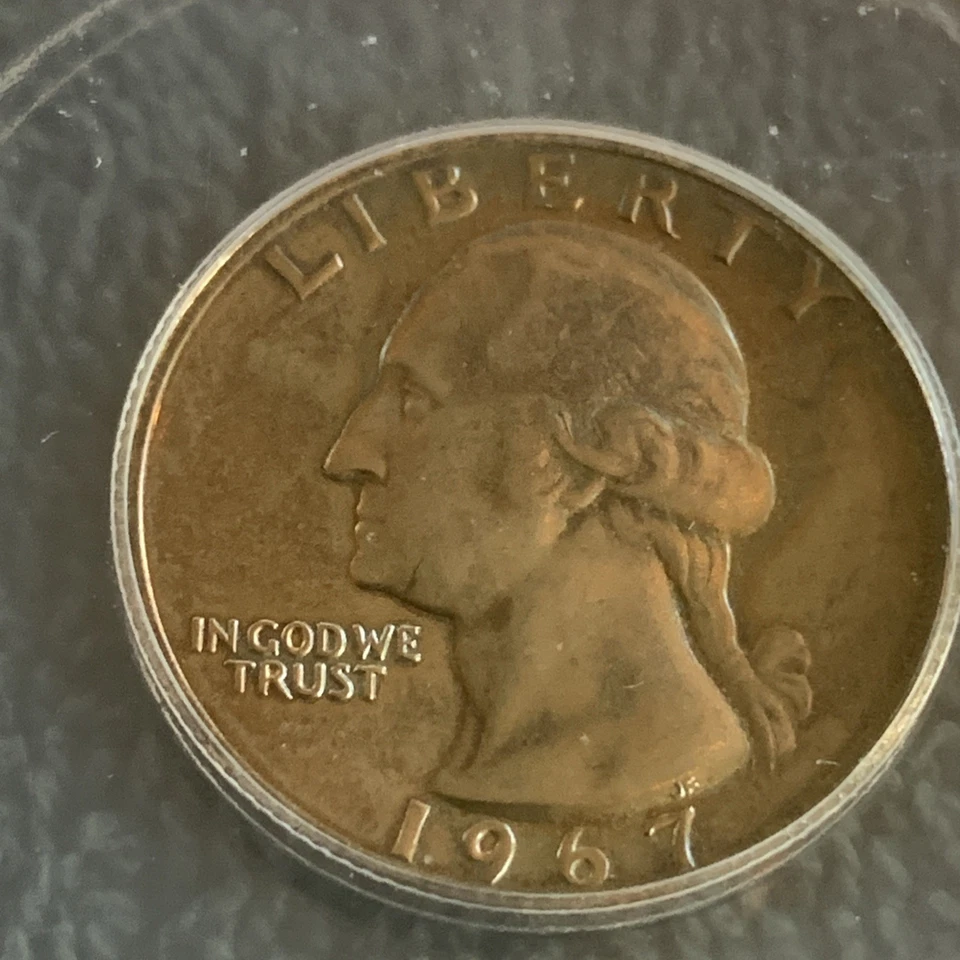 1967 Jefferson Quarter - MS 67 ICG SMS starting to tone  - Image 2 of 4