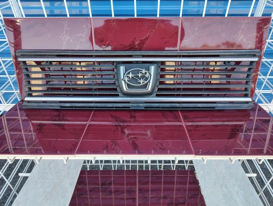 1980-1982 Subaru Brat GL Hatchback 4DR/2DR Front Grille W/Emblem Factory OEM/JDM - Image 2 of 4