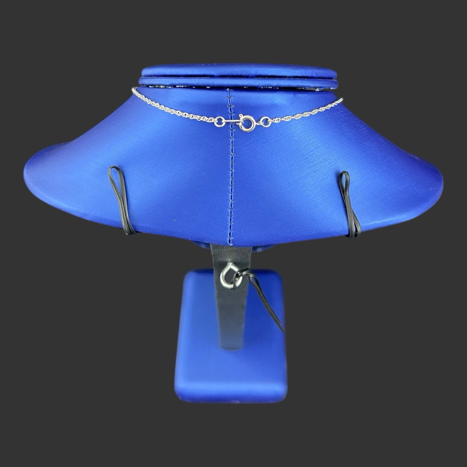 Vintage JBK Camrose & Kross Clear Crystal Pendant Chain Necklace VG+