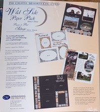 NEW Creative Memories Wild Side Paper Pack ~12 Sheets of Animal Print Paper
