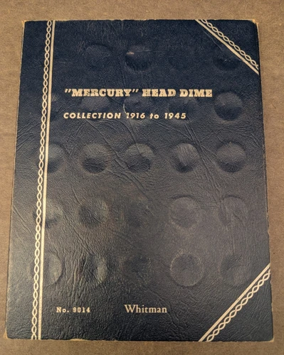 Mercury Head Dime Collection 1916-45 (76 coins) All but 1916-D Ungraded Estate