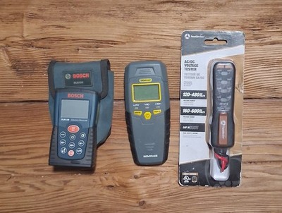 LASER DISTANCE MEASURER, MOISTURE METER, AND VOLTAGE TESTER