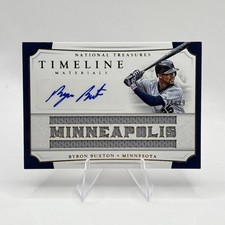 2017 Panini National Treasures Team Cities /99 Byron Buxton #TMSN-BB Auto