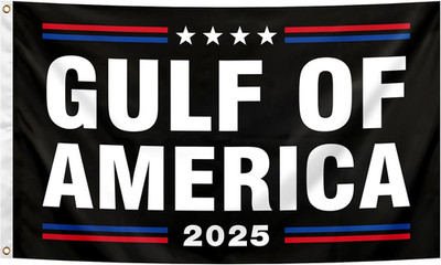 Gu-Lf of America 2025 Flag, 3X5 Ft Patriotic Banner Flags, with 2 Brass Grommets