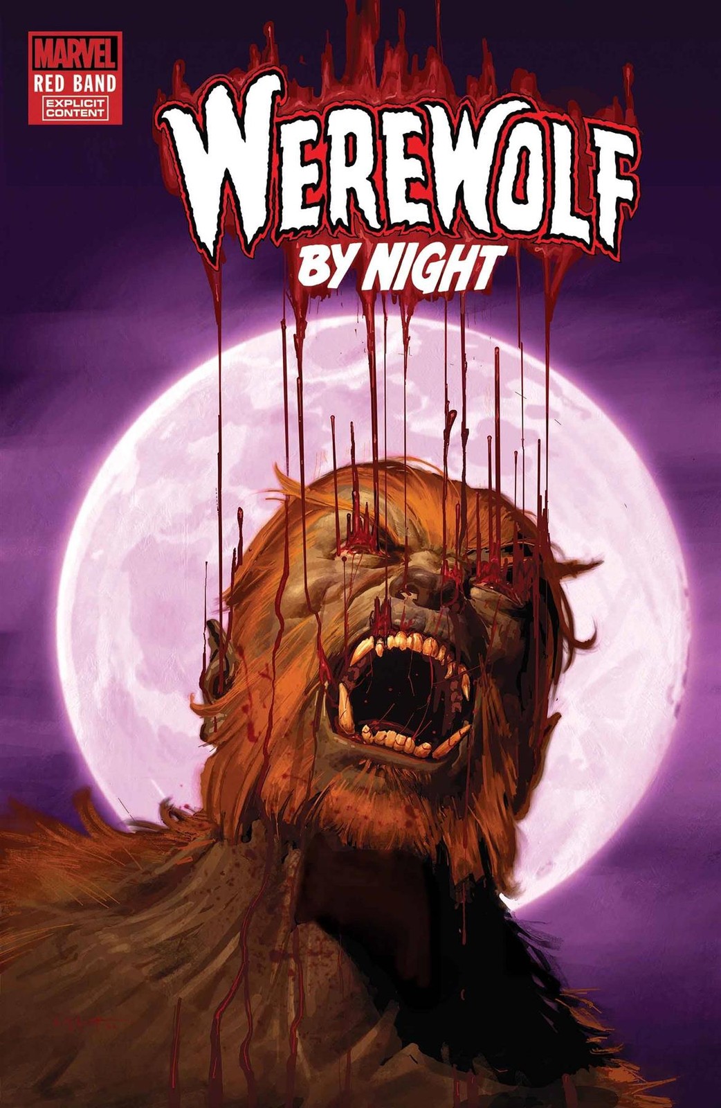Werewolf By Night Red Band #8 (polybag) Marvel Prh Comic Book