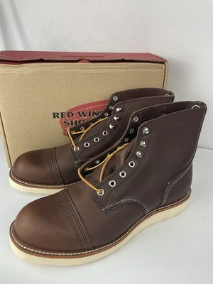 Red Wing Iron Ranger 8088 Amber Harness Leather Traction Tread
