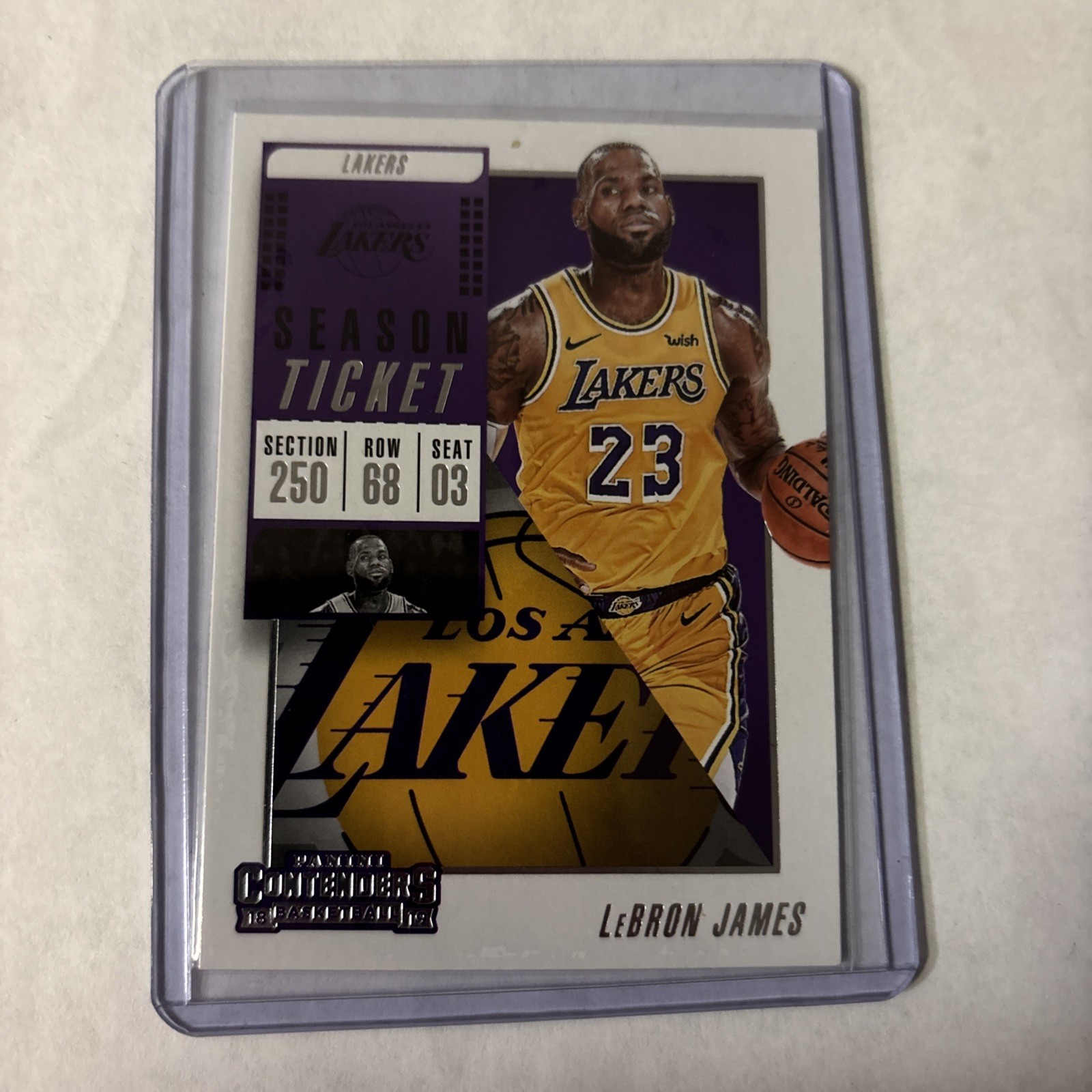 LeBron James 2018-19 Panini Contenders #30